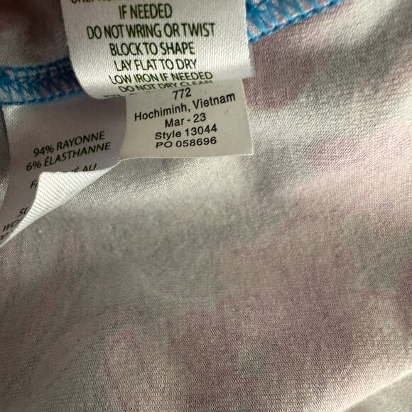 Lilly Pulitzer Niki One Shoulder Romper Size 14 Cumulus Blue Orchid Oasis DR1787 - Picture 12 of 13